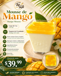 Mousse de Mango / Mango Mousse  5oz pack 12