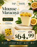 Mousse de Maracuyá / Passion Fruit Mousse 3oz pack 24