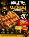 Rollitos de Salchicha / Sausage Rolls pack 12