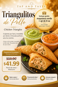 Triangulitos de Pollo / Chicken Triangles 24 pack